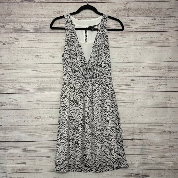 H+M Black White Halter Style Dress US4 - Picture 1 of 7